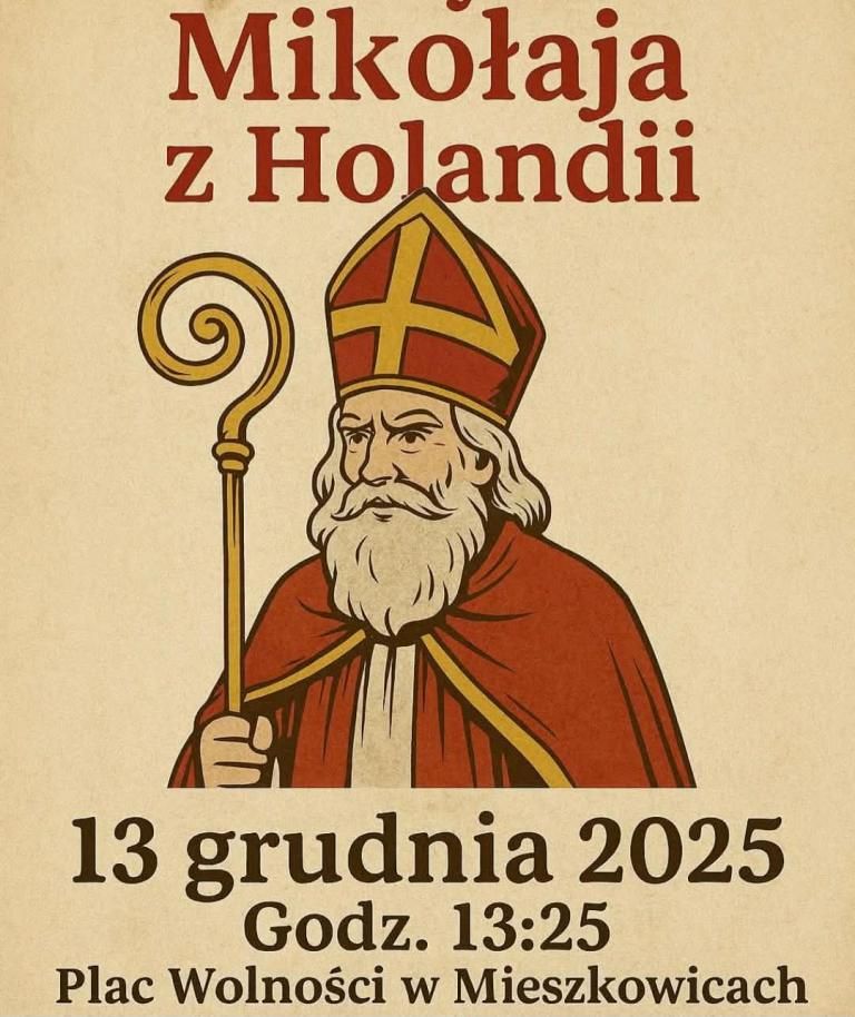 Zdjęcie: Zuchy i Muchomorki witały Mikołaja z Holandii